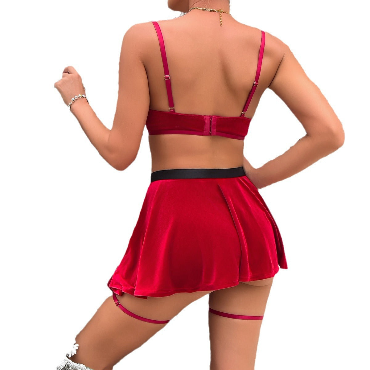 Christmas dress up holiday four piece set