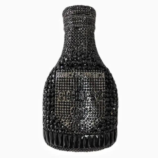 Women Bottle  Crystal Evening Bag Lady Diamond Wedding Bridal Purses Female Rhinestone Party Prom Clutches Bags