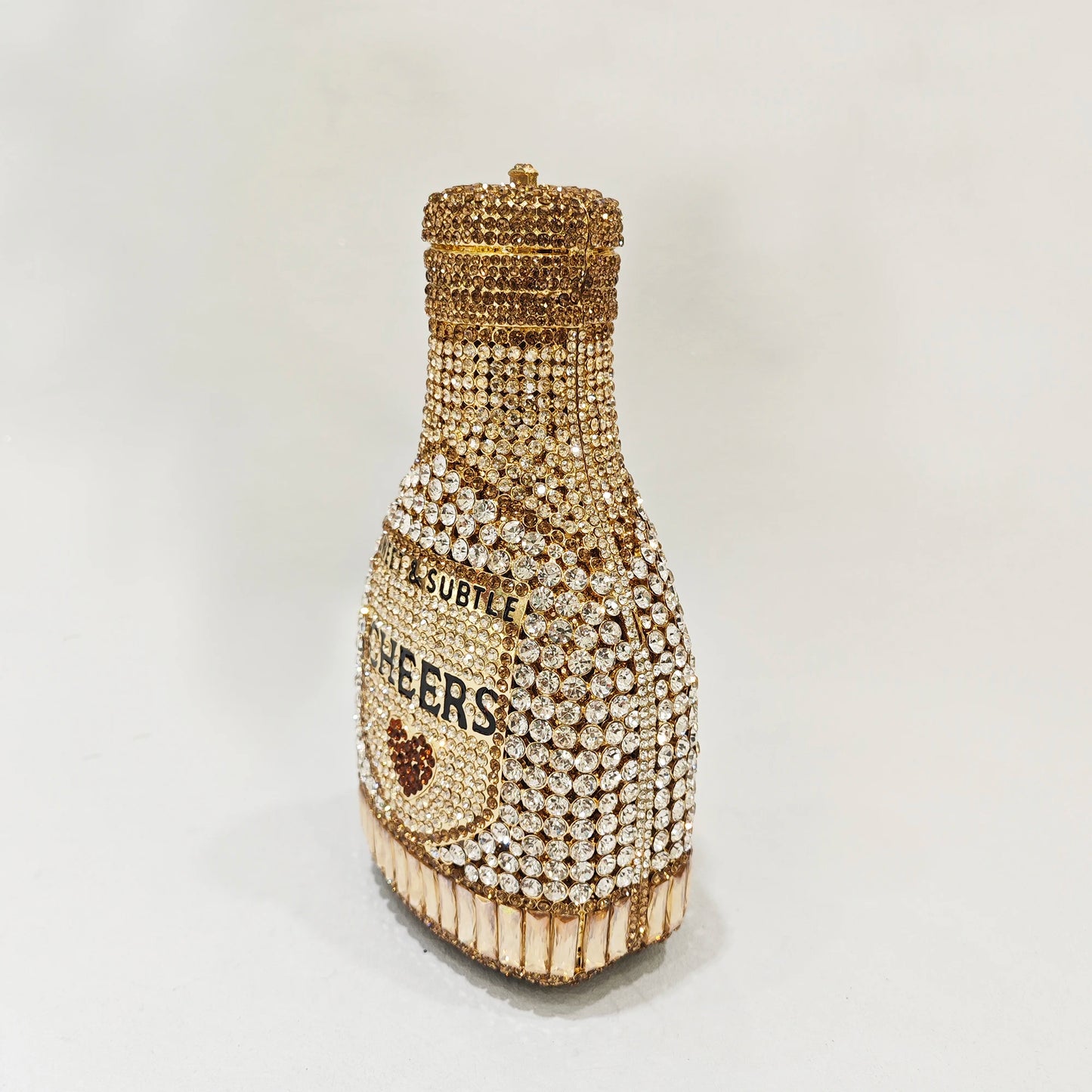 Women Bottle  Crystal Evening Bag Lady Diamond Wedding Bridal Purses Female Rhinestone Party Prom Clutches Bags