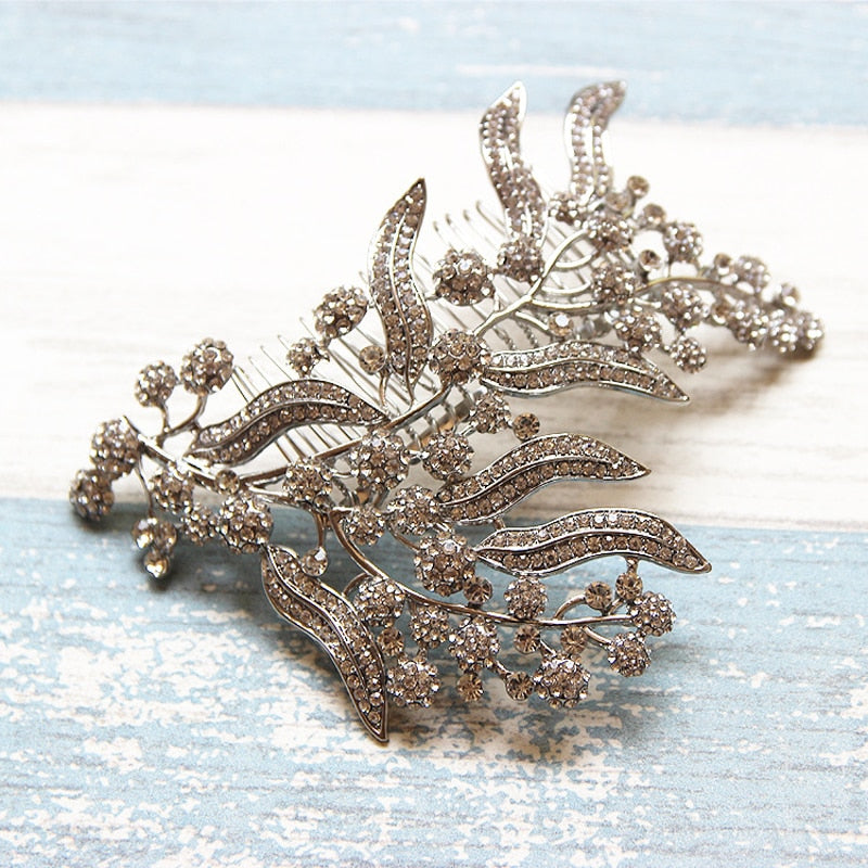 Bridesmaid Hair Comb Women Wedding Hair Accessories Leaves Bridal Headpiece Hair Accessories Wedding Jewelry Bridal Hair Piece