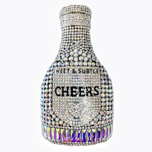 Women Bottle  Crystal Evening Bag Lady Diamond Wedding Bridal Purses Female Rhinestone Party Prom Clutches Bags