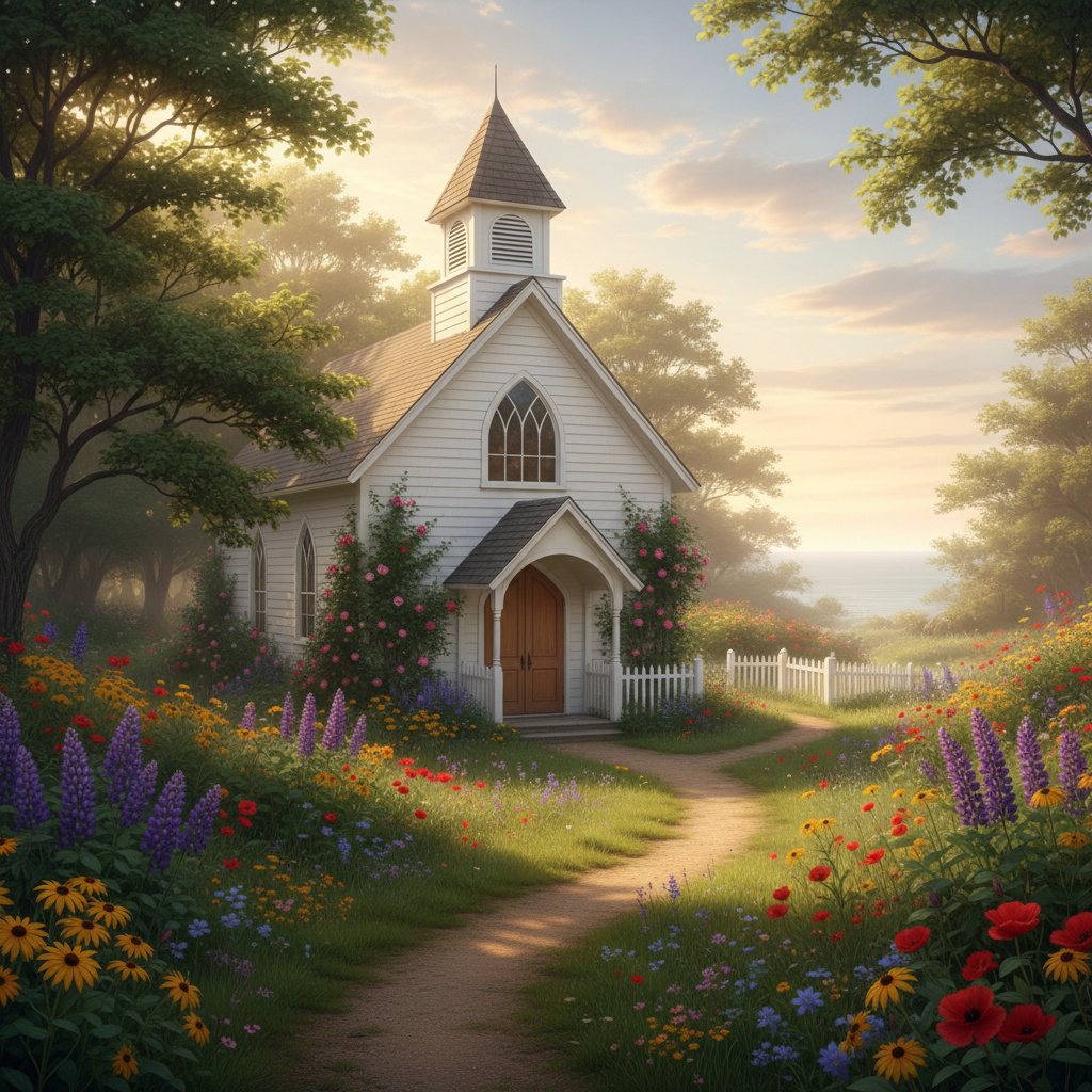 Country chapel at Martha's Vineyard