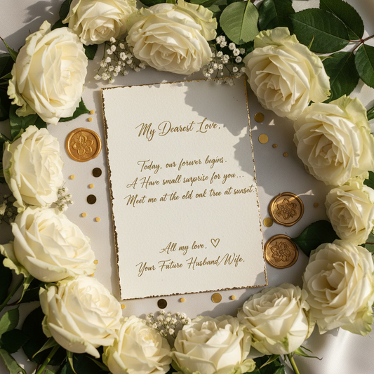 Wedding Day Surprise Message